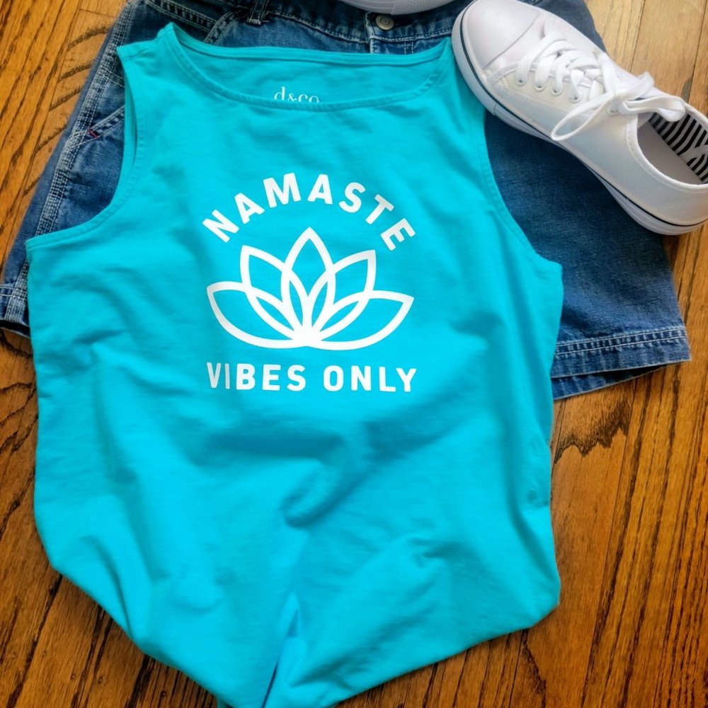Upcycled Lotus Flower Tank Top